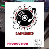 the logo for dj unlimited