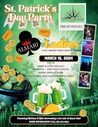 st patrick's day party flyer